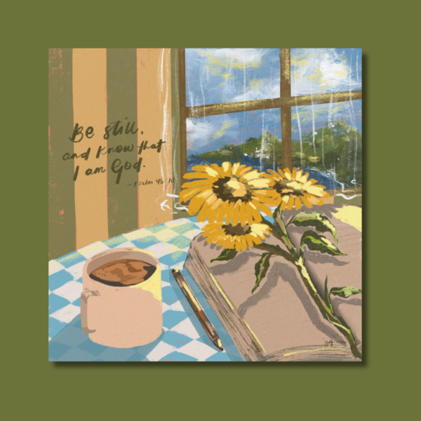 Be Still artwork by Cometh Morning Studio